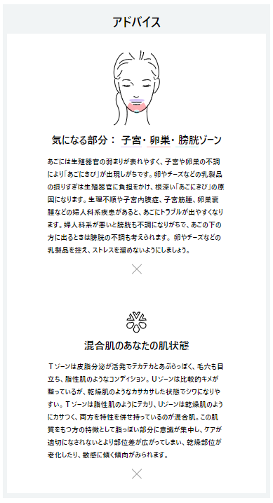 オンライン 肌タイプ診断