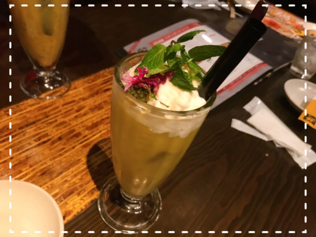 2次会で飲んだマンゴーシェイク